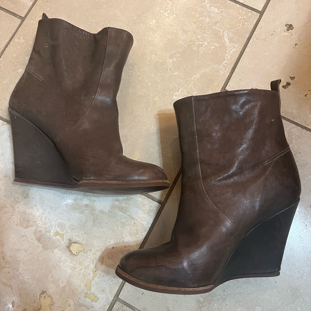 Womens Booties Size 37 7 Brand Humanoid